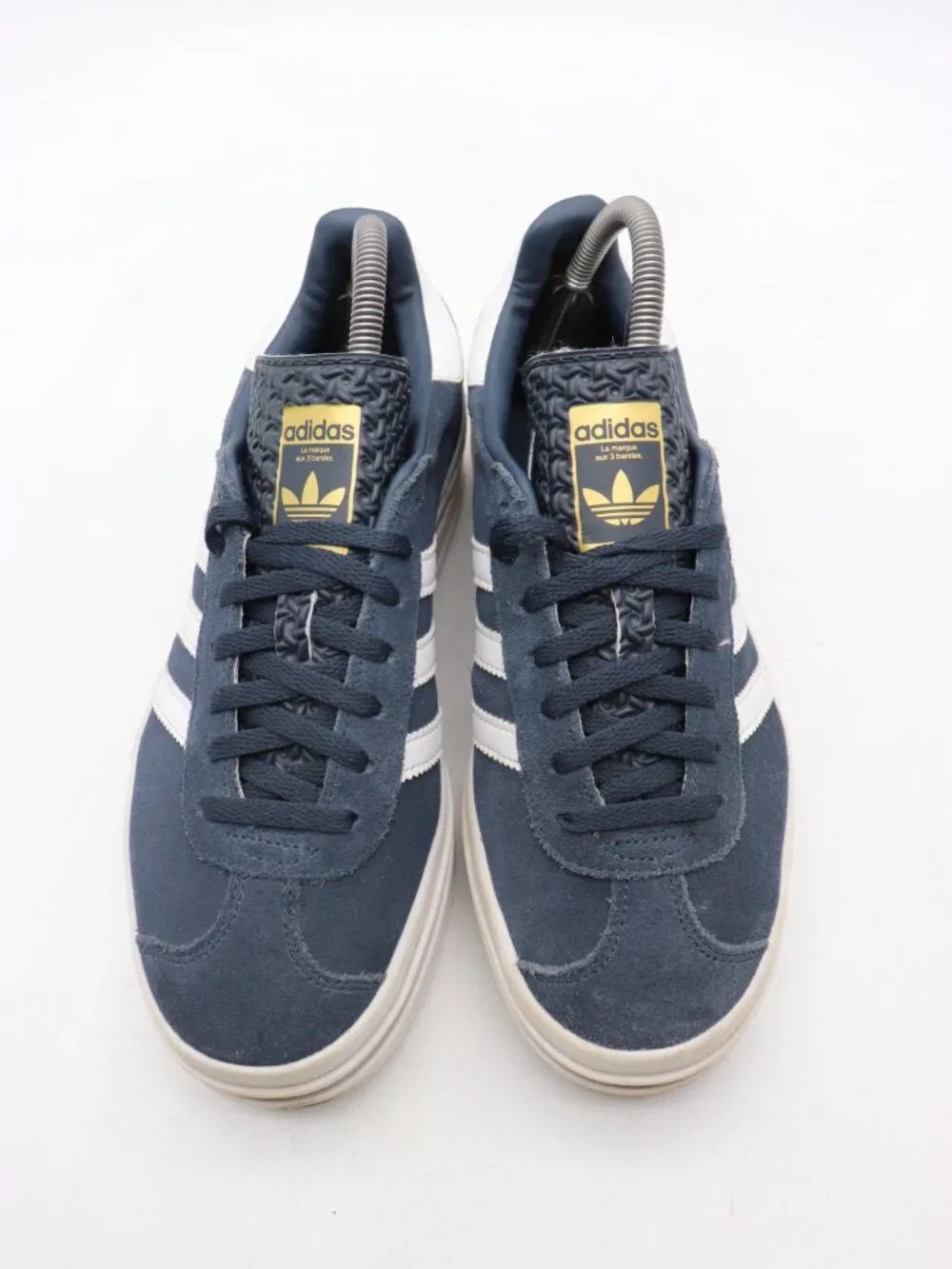 Adidas Gazelle Bold J “Aurora Ink White” Youth 7 Women's 8 Sneakers JQ7405